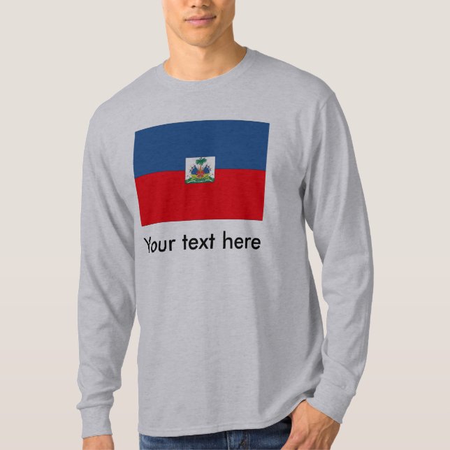 Haiti flagga tee (Framsida)