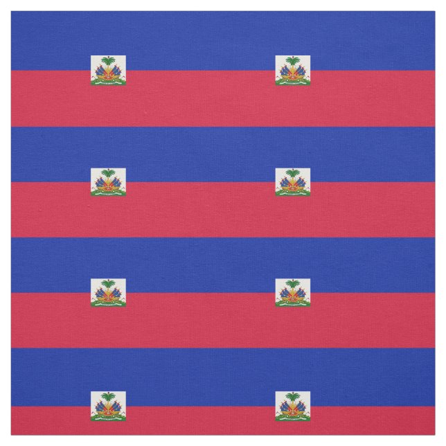 Haiti Flagga Tyg (Provkarta)