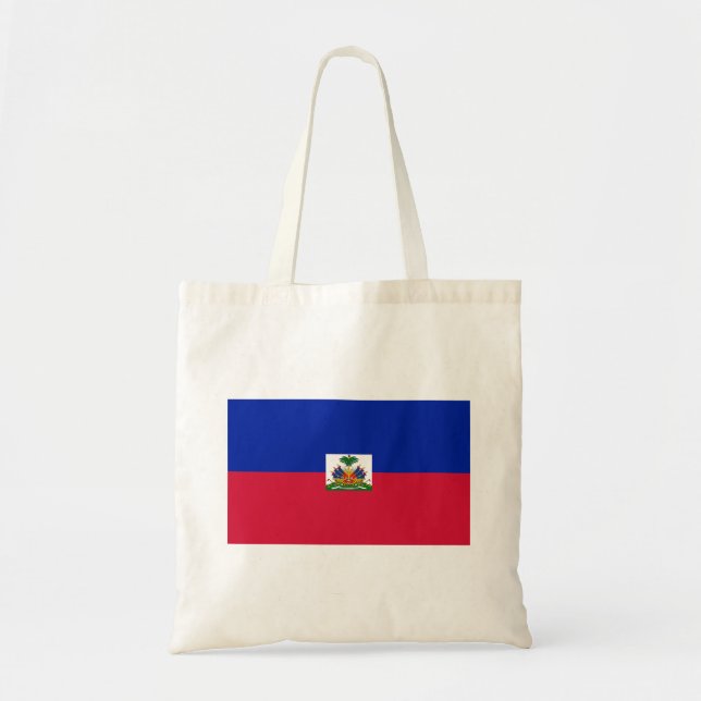 Haiti Flagga Tygkasse (Framsidan)