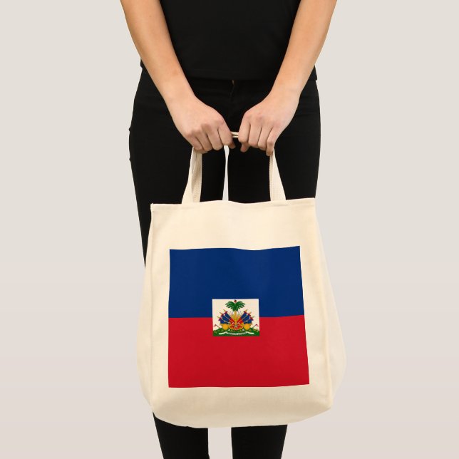 Haiti flagga tygkasse (Framsida (produkt))