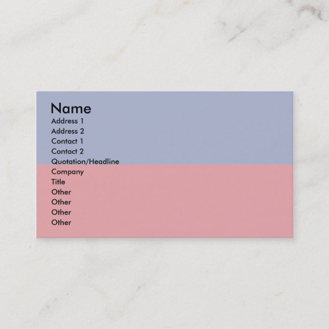 Haiti Flagga Visitkort (Framsida)