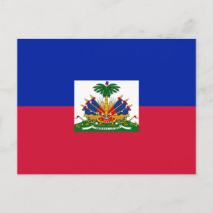 Haiti flagga vykort