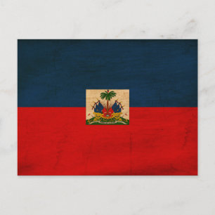 Haiti Flagga Vykort