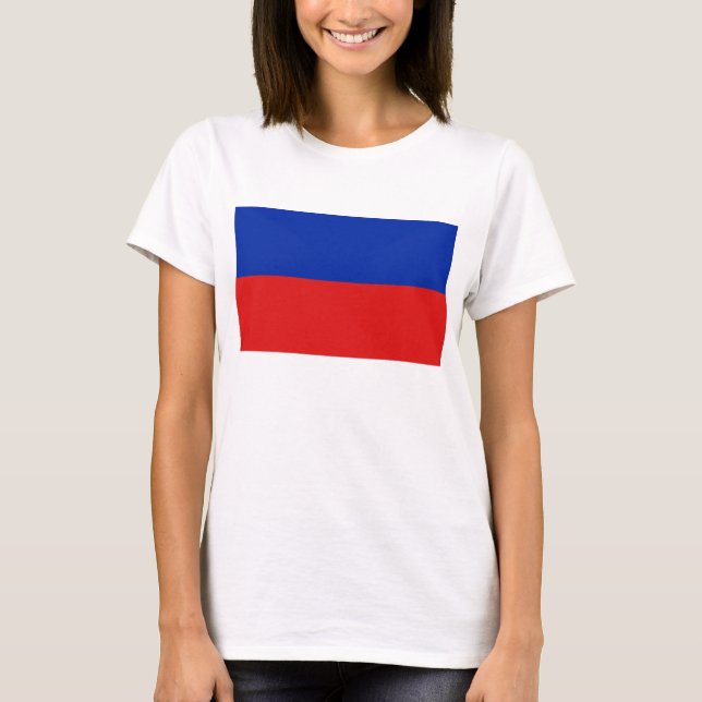 Haiti Flagga x Karta T-Shirt (Framsida)