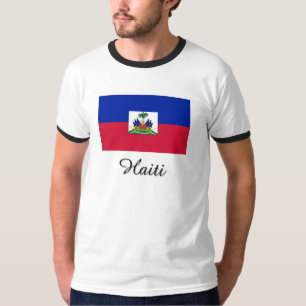 Haiti flaggadesign tee