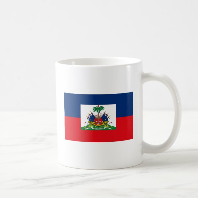 Haiti flaggamugg kaffemugg (Höger)