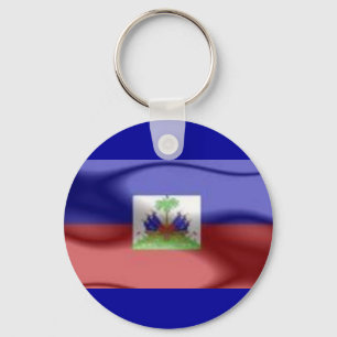 haiti flagganyckelring nyckelring