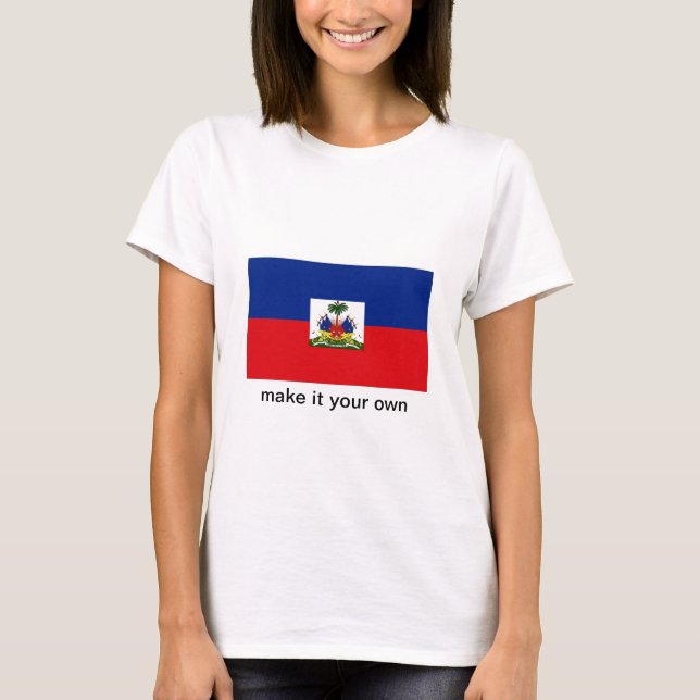 Haiti flaggatshirt tröja (Framsida)