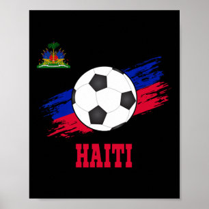Haiti Fotboll Haitisk Fotboll Haiti Futbol Poster