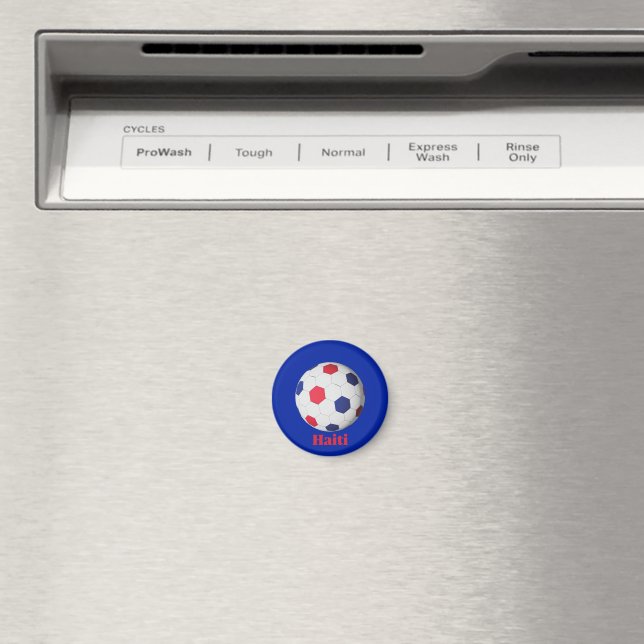 Haiti Fotboll Magnet (In Situ (Dishwasher))