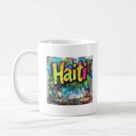 Haiti Graffiti Vibes: Island Street Art Ed Kaffemugg