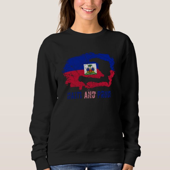 Haiti Haitian Flag Day Proud Love Ayiti Country T Shirt (Framsida)