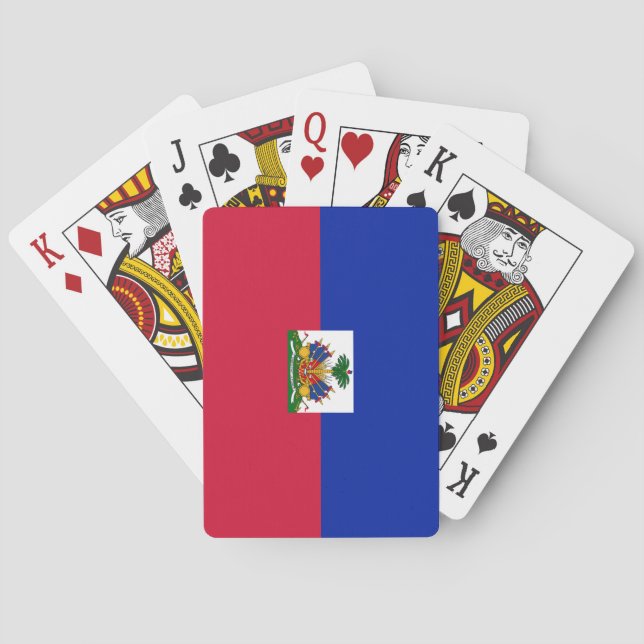 Haiti (haitier) flagga casinokort (Baksidan)