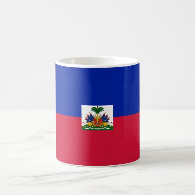 Haiti (Haitis) Flagga Kaffemugg (Center)