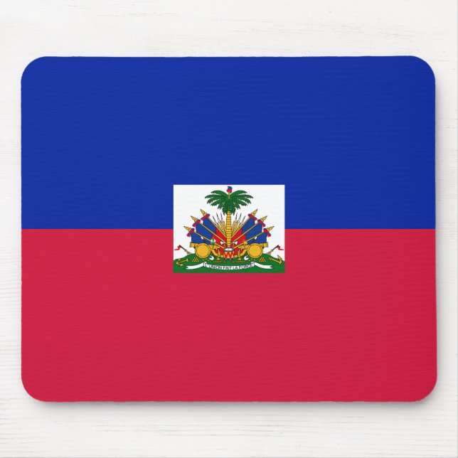 Haiti (Haitis) Flagga Musmatta (Framsidan)