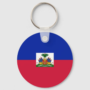 Haiti (Haitis) Flagga Nyckelring