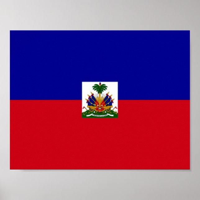 Haiti - Haitis flagga - Poster (Framsidan)