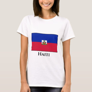 Haiti (Haitis) Flagga T Shirt