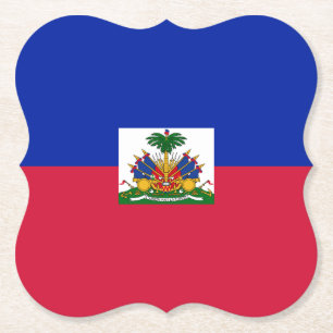 Haiti (Haitis) Flagga Underlägg Papper