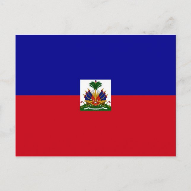 Haiti - Haitis flagga - Vykort (Framsida)