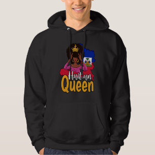 Haiti Haitisk Kärlek Flagga Stolt Kvinna Prinsessa Hoodie