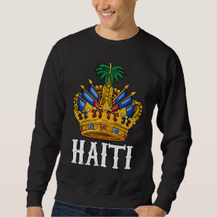 Haiti Haitiska flaggans dag Stolt prins Pojke Ayit Lång Ärmad Tröja