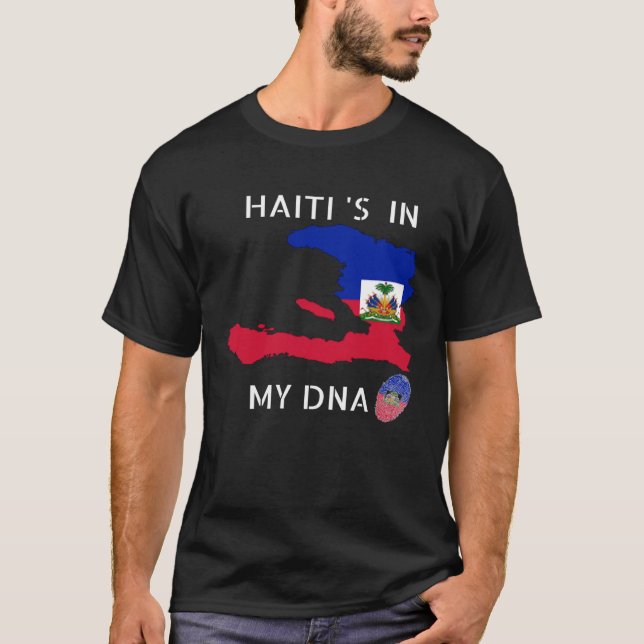 Haiti Is In My DNA Haitian flag day Pride Haiti T Shirt (Framsida)