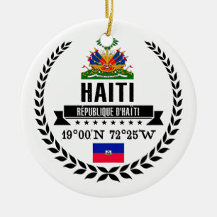 Haiti Julgransprydnad Keramik