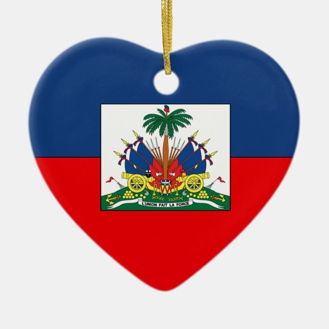 Haiti Julgransprydnad Keramik (Framsidan)