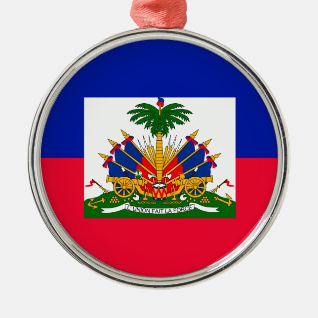 Haiti Julgransprydnad Metall (Framsidan)