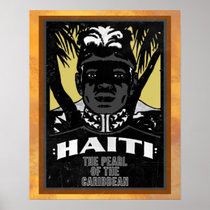 HAITI Karibiska Poster