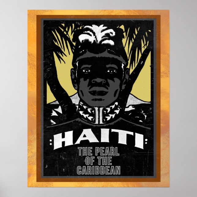HAITI Karibiska Poster (Framsidan)