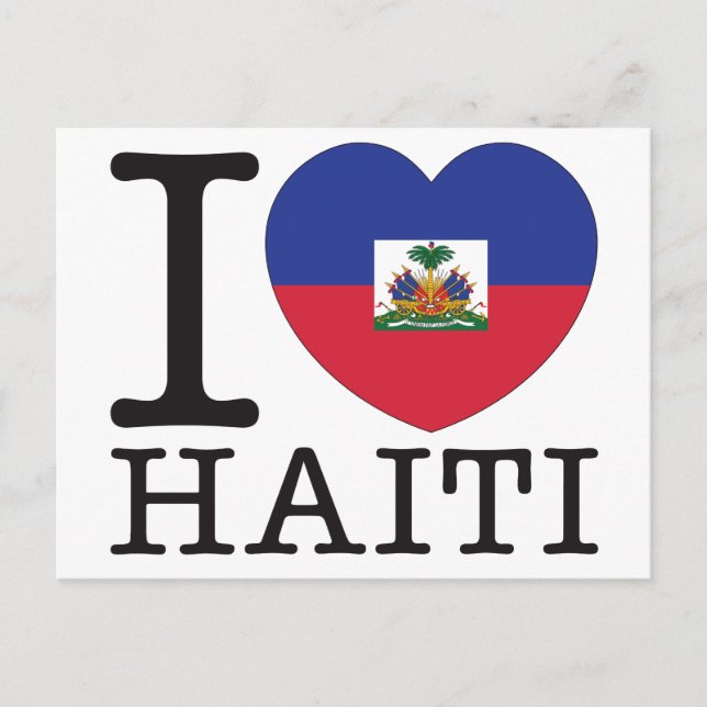 Haiti Kärlek v2 Vykort (Framsida)