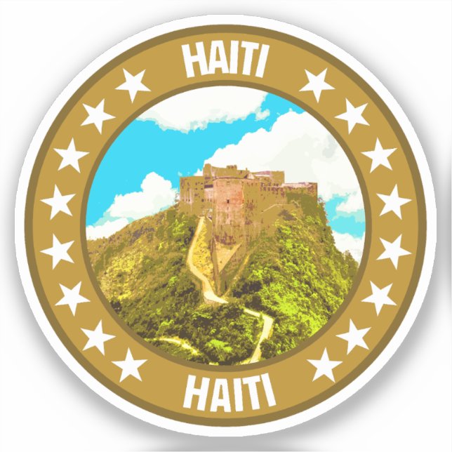 Haiti Klistermärken (Framsida)
