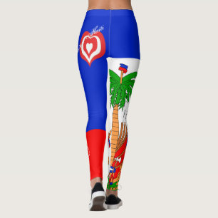 HAITI LEGGINGINGS FLAGGA HAVIC ACD LEGGINGS