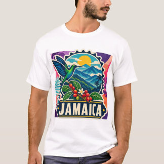 Haiti Modern Karibisk Kollage T-Shirt