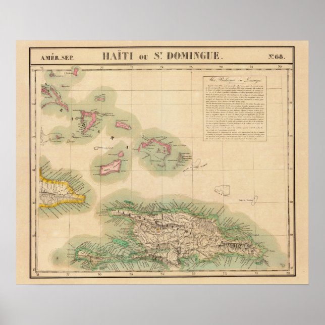Haiti och Dominikanska republiken Sep 68 Poster (Framsidan)