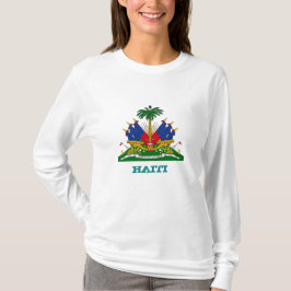 Haiti och haitiska Jacka av Arm Tees, flagga T Shirt