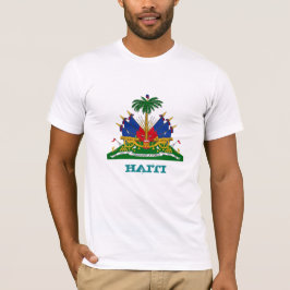 Haiti och haitiska Jackar av Arm, flagga T Shirt