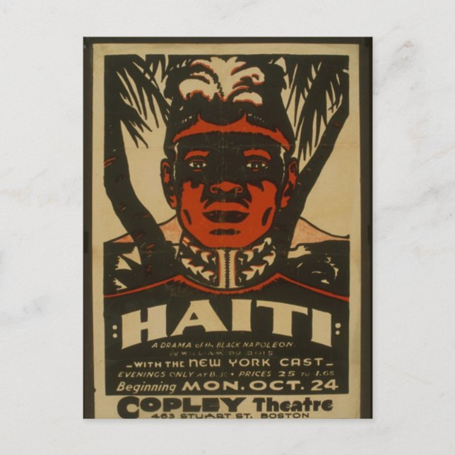 Haiti på Copley Theater Vykort (Framsida)
