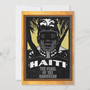HAITI Pearl of the Västindien Inbjudningar