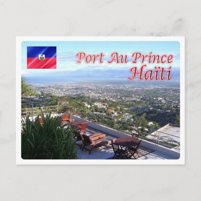 Haiti - Port Au Prince - Vykort (Framsida)