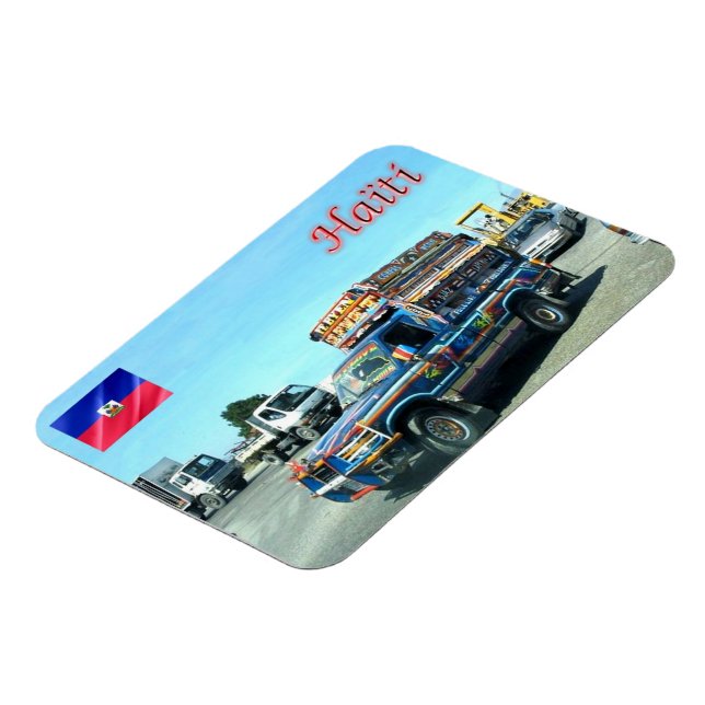 Haiti - Puerto Principe - Tap Tap - Magnet (Vänstra Sidan)