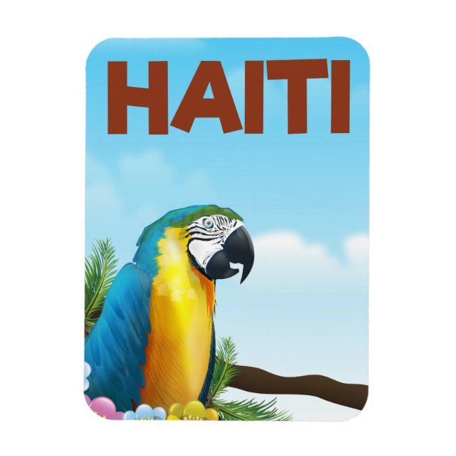 Haiti Resoraffisch Magnet (Vertikal)