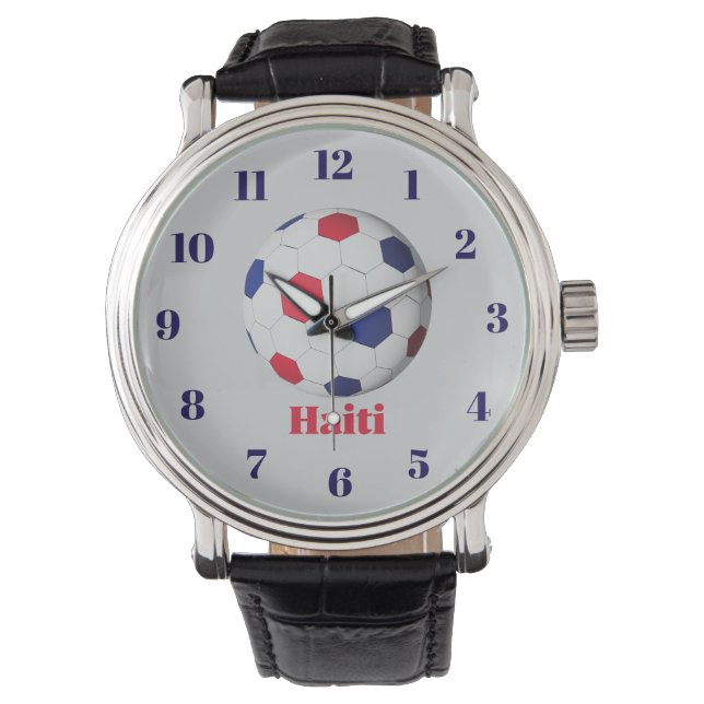 Haiti Soccer Armbandsur (Framsida)