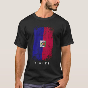 Haiti Souvenir Design - Land Flagga Haiti T Shirt