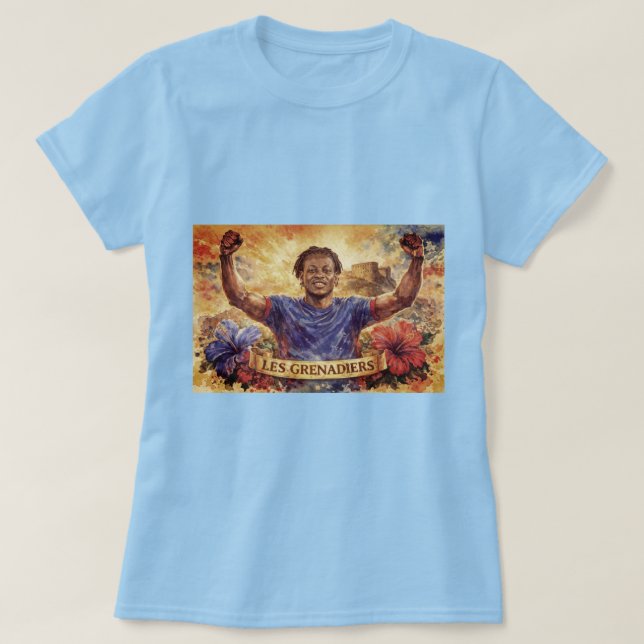 Haiti tillbaka i VM T Shirt (Design framsida)