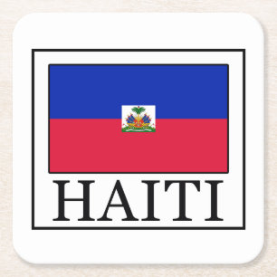 Haiti Underlägg Papper Kvadrat