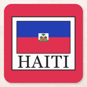 Haiti Underlägg Papper Kvadrat