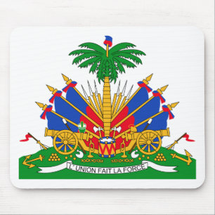 Haiti vapensköld musmatta
